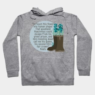 John Keats Woodland Hyacinths Hoodie